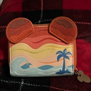 Disney Multicolor Wave Design Wallet